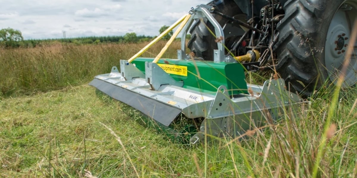 A newer tractor mower can run more efficiently