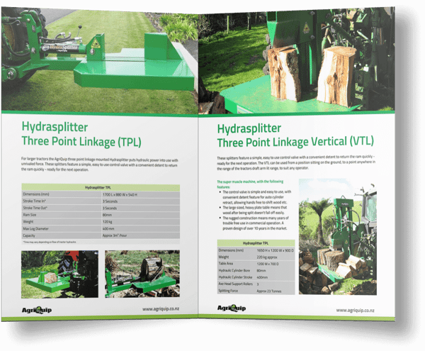 Woodsplitters brochure