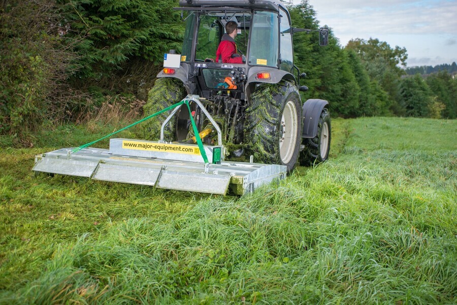 Pasture topping mower tractor PTO driven NZ