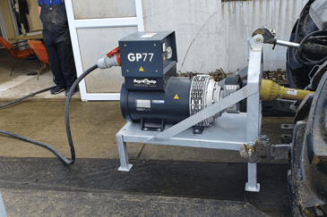 PTO Generator for Dairy Sheds
