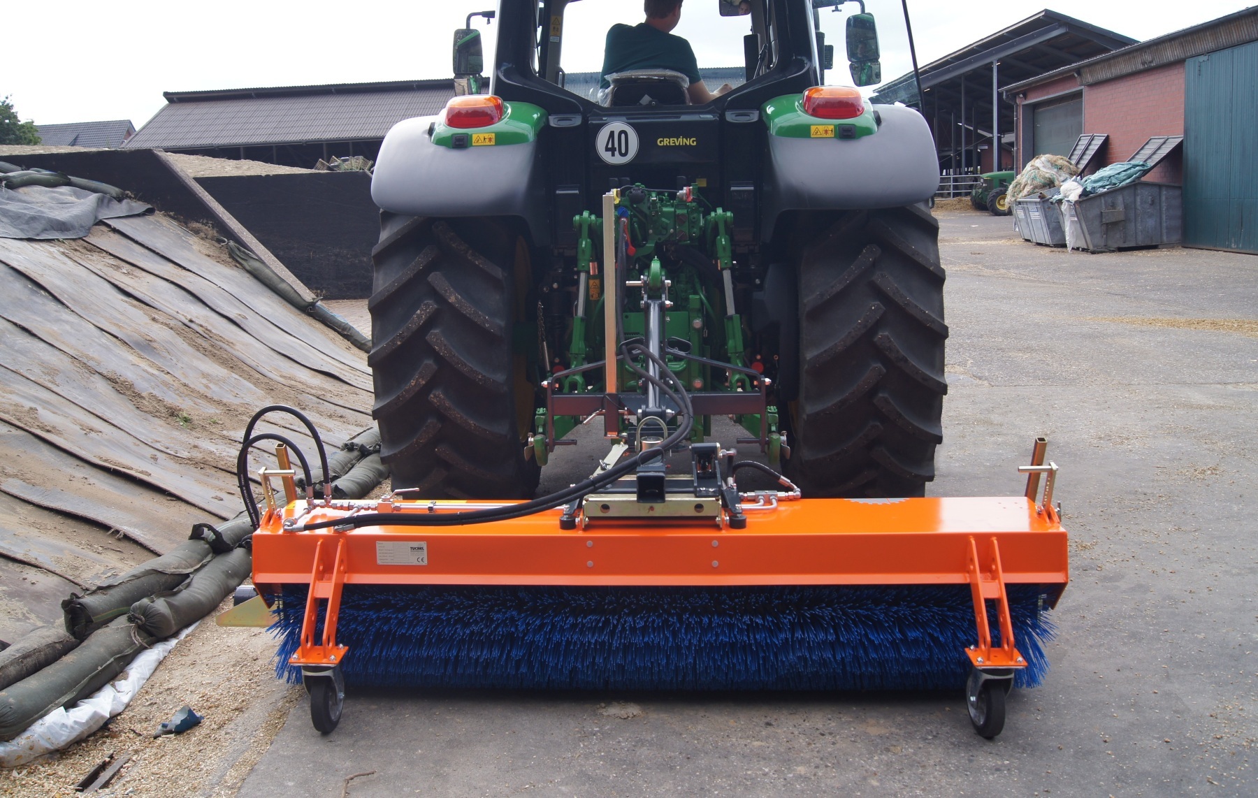 Tuchel Eco Pro Hydraulic Broomsweeper Tractor Mounted farms