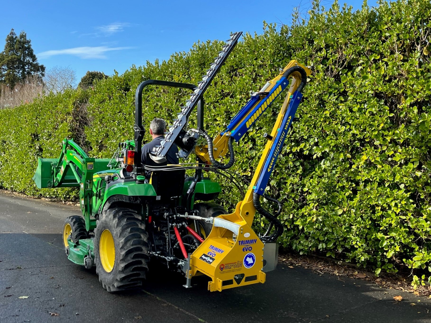 Marolin Trimmy Evo Waikato NZ Compact Tractor Hedge Cutter