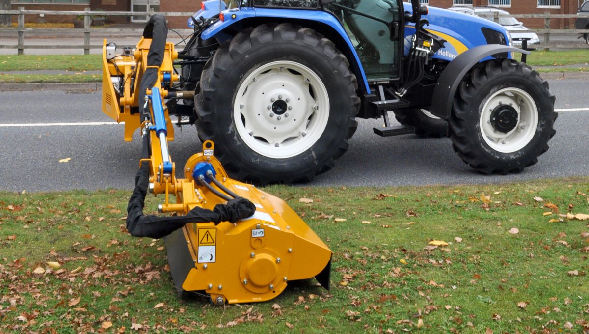 Reachmower in action