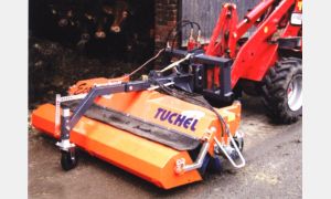 Tuchel ECO Model Sweeper Mounted on Telehandler