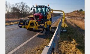 Barrier Mower on the NZ highway