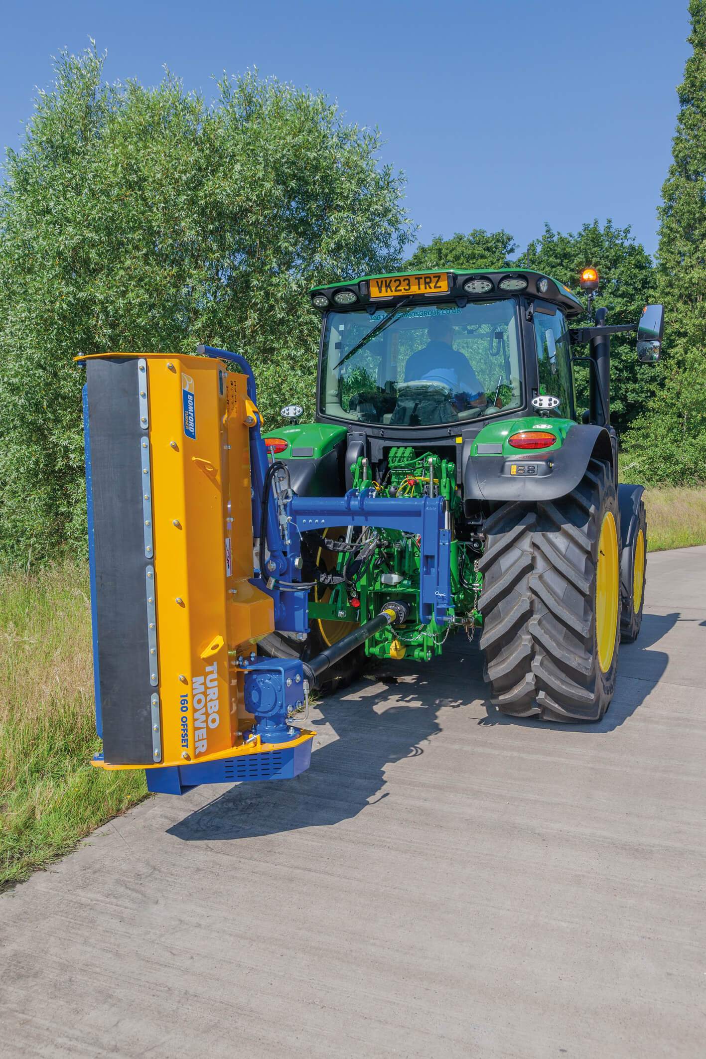Low maintenance Turbo Mower Offset