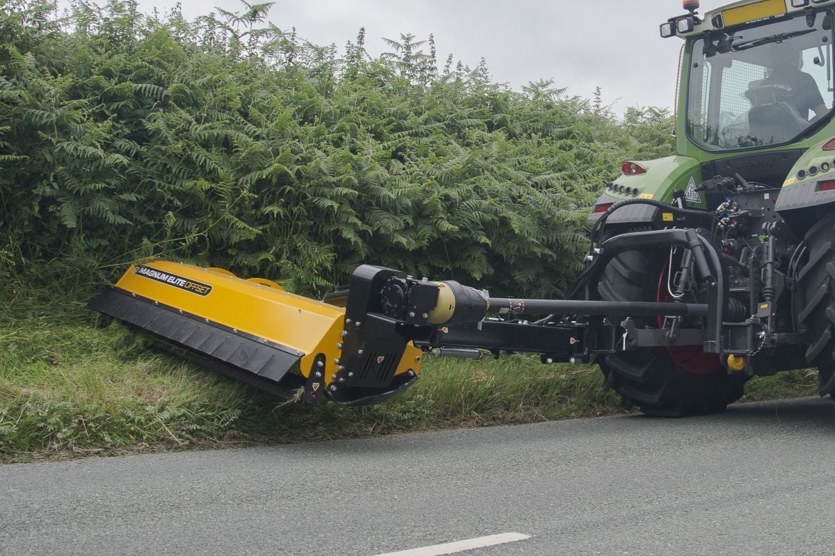 Magnum Elite Offset Verge Flail Mower LH