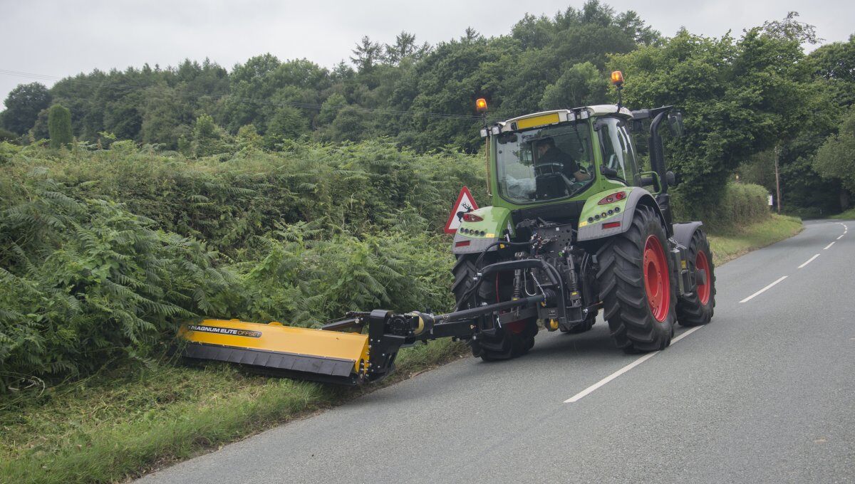 McConnel Magnum Elite Offset tractor attachment