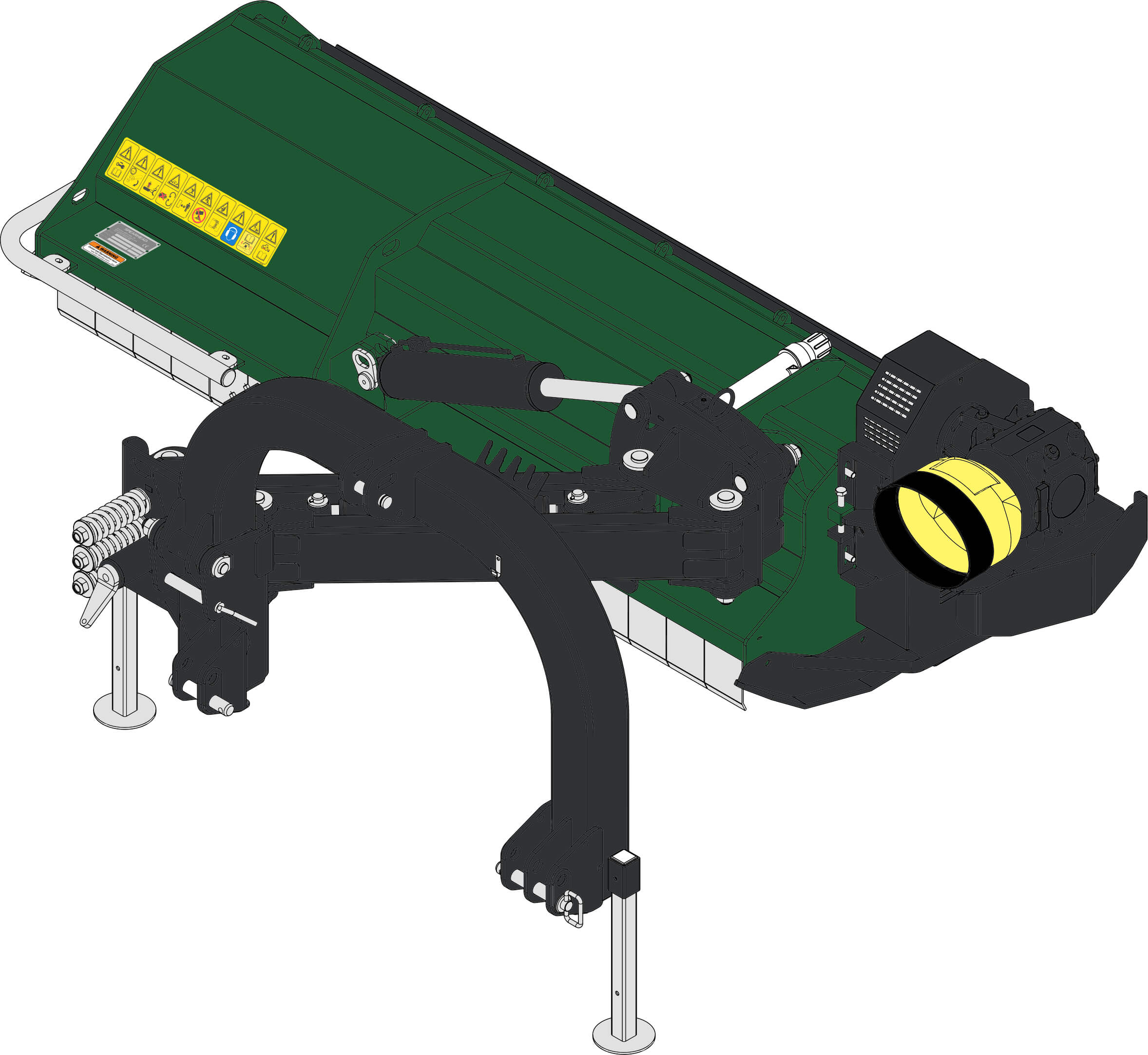 Spearhead Sniper HD Offset Tractor Flail Mower