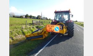 Bomford Turbo VM1600 Verge Mower At Work