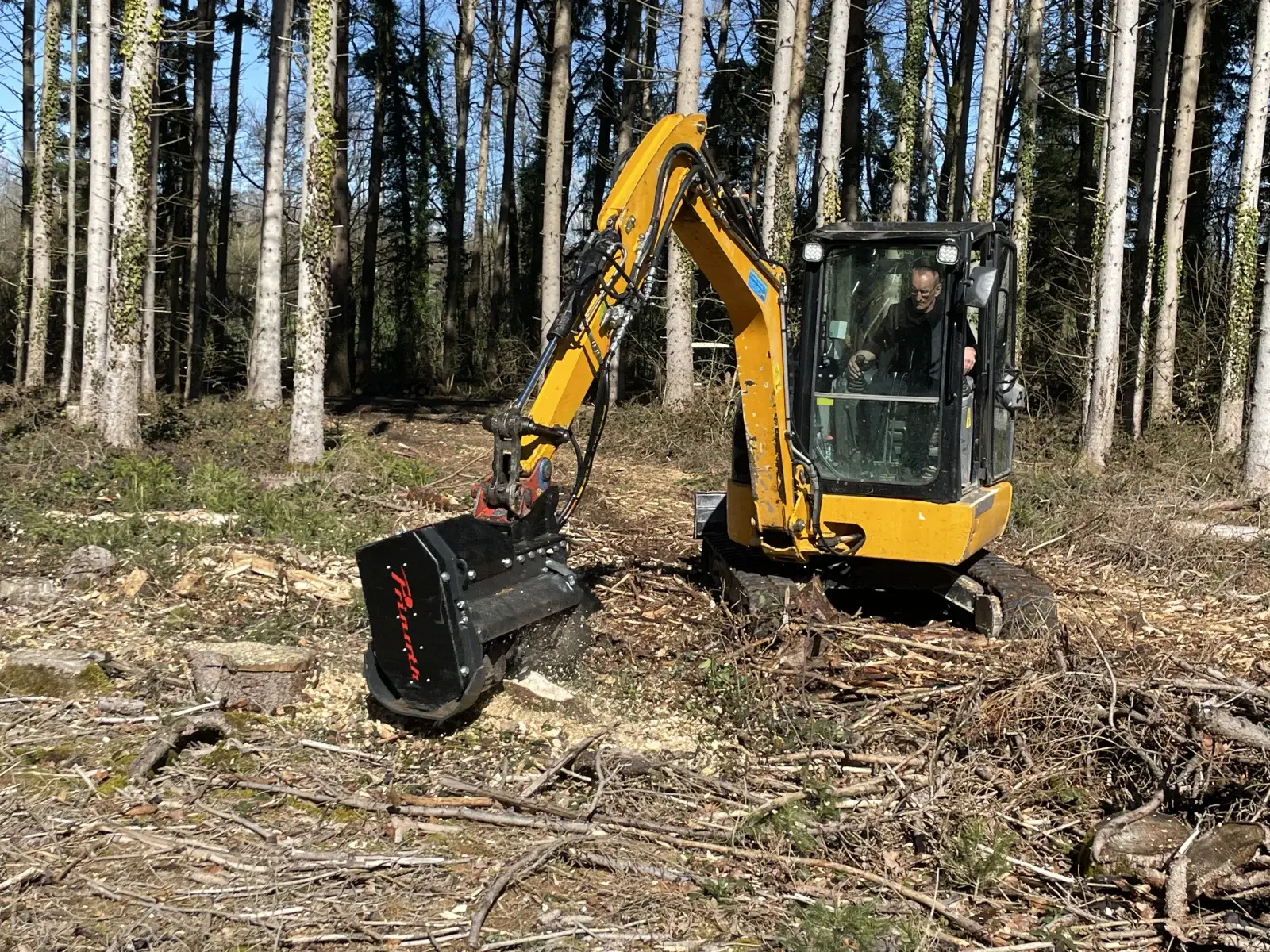 Prinoth Grizzly Excavator Mulchers