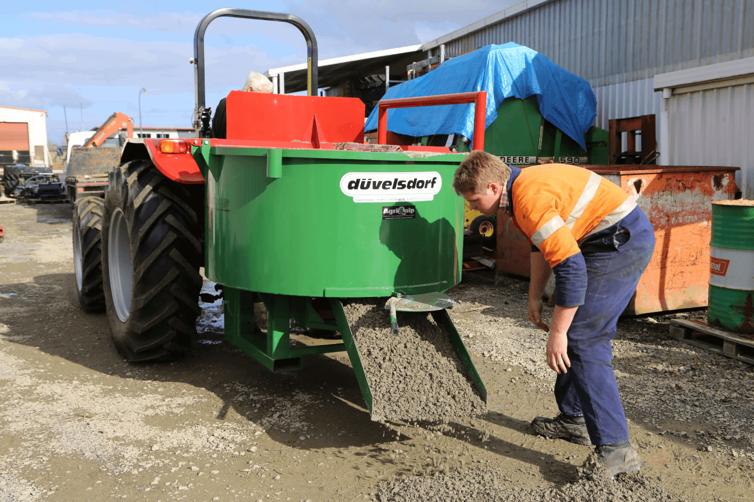 DBM750 Pan Mixer Tractor Mounted NZ