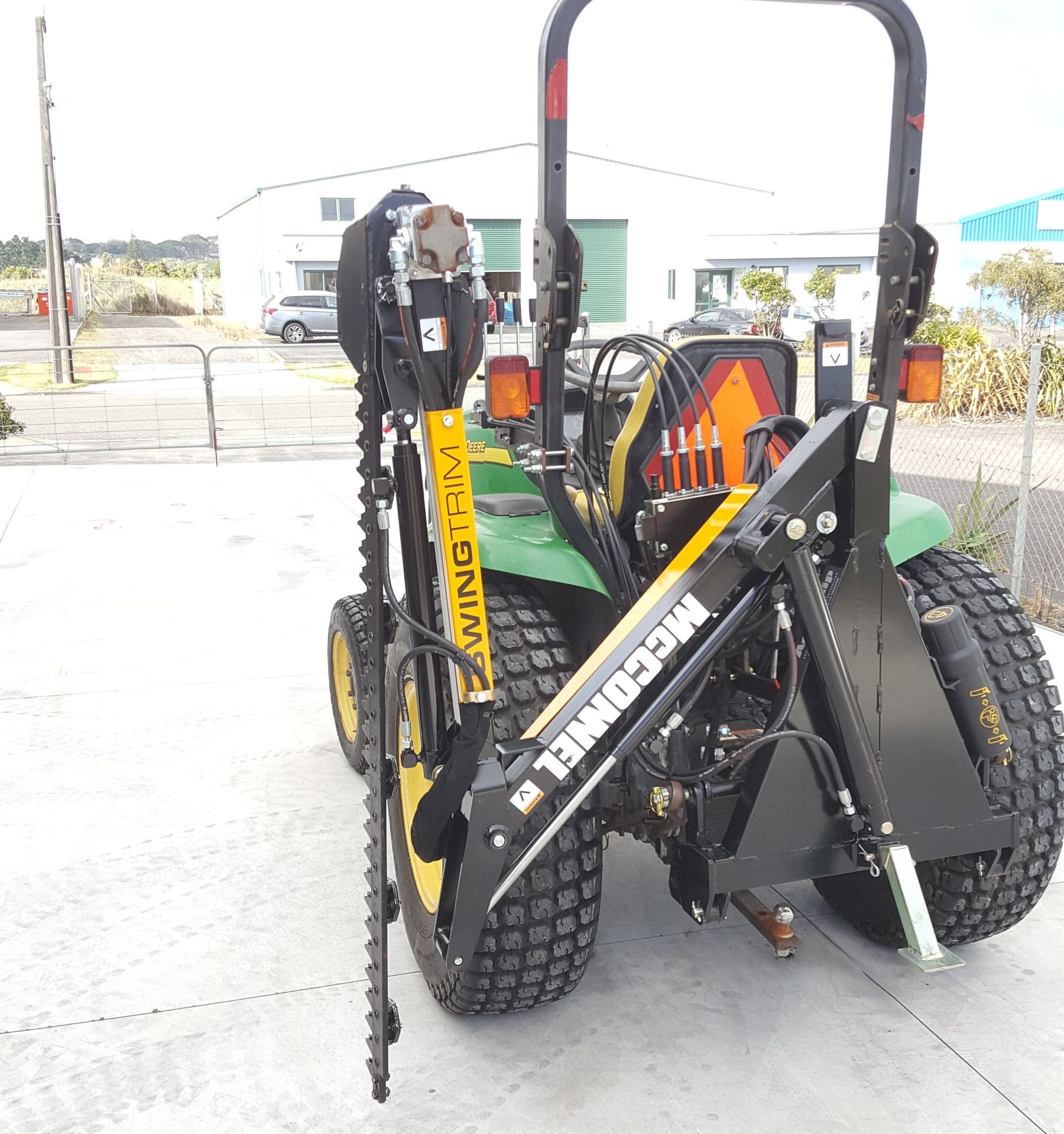 McConnel Tractor mounted hedge trimmer swingtrim mini lowres