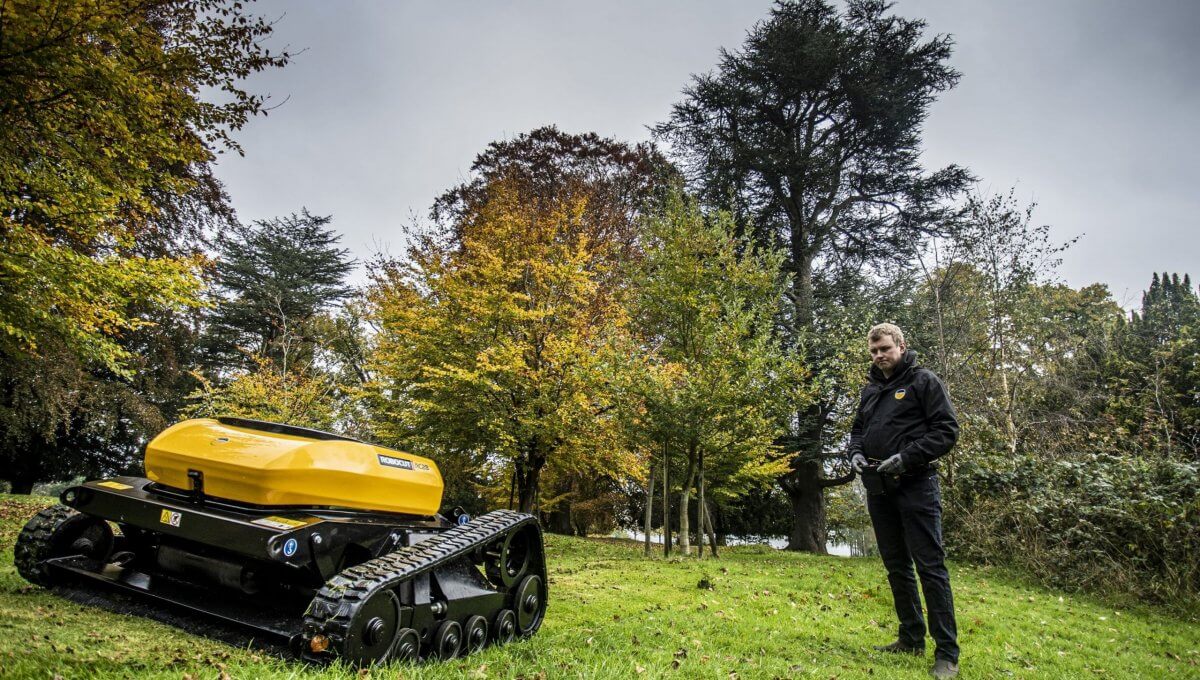 Remote controlled mower