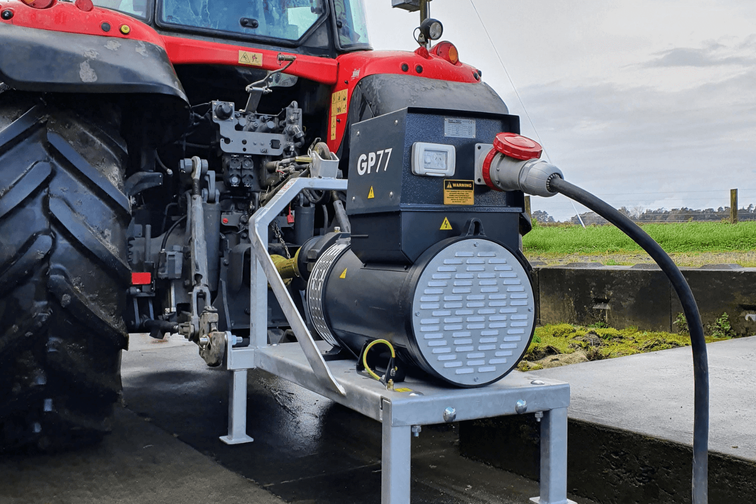 PTO Generator on a farm