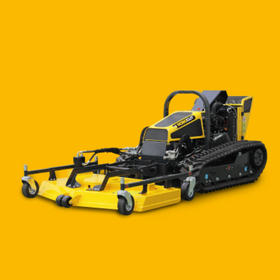 Robo-rotary turf mower