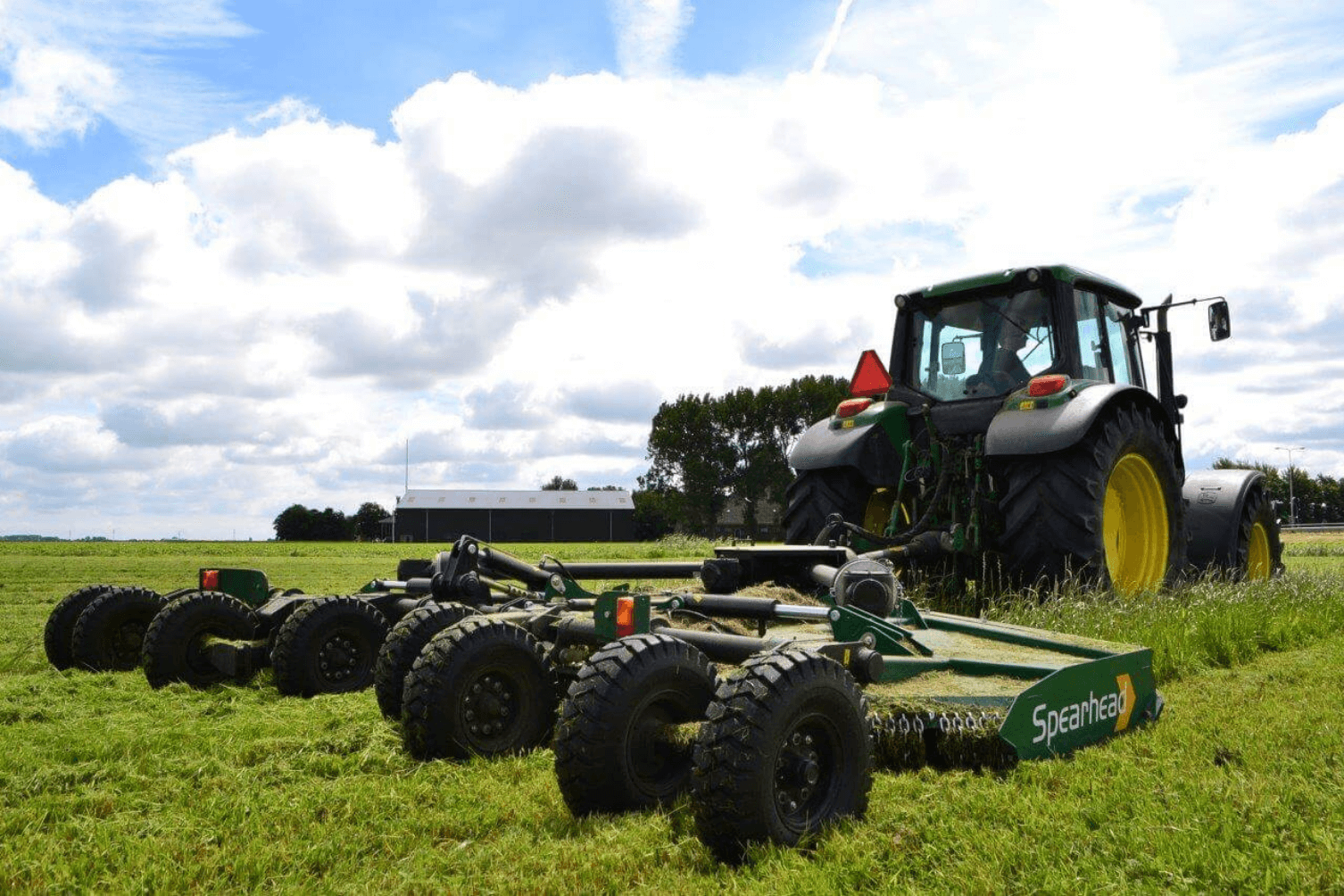 Spearhead rotary mower