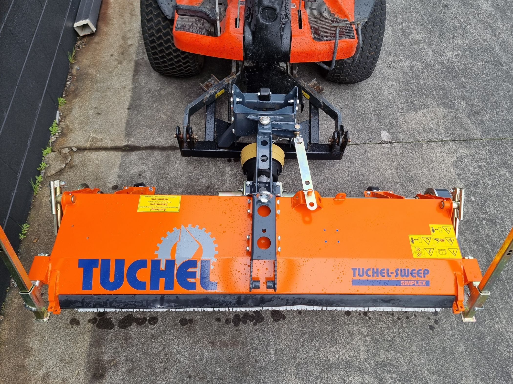 Front Mount Broom Sweeper Compact Tractor NZ