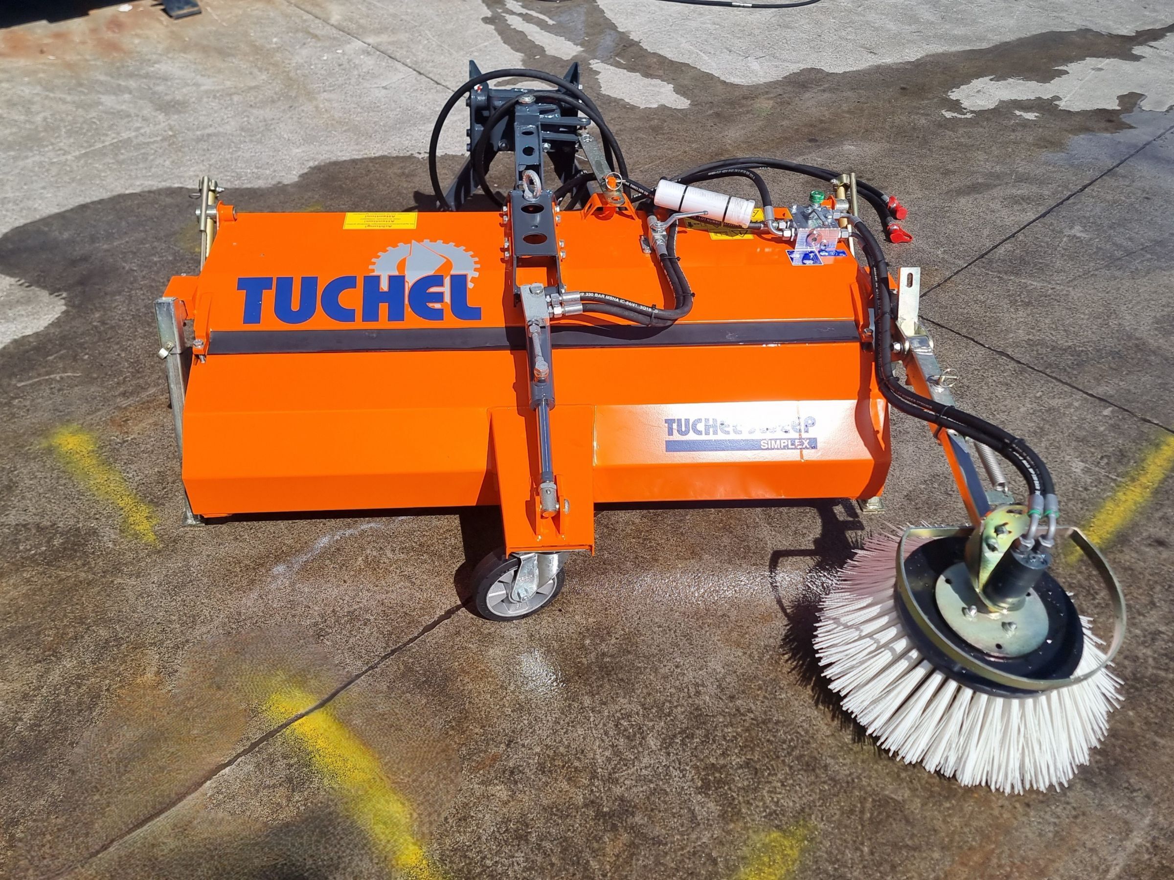 Front Mount Broom Sweeper Compact Tractor NZ3
