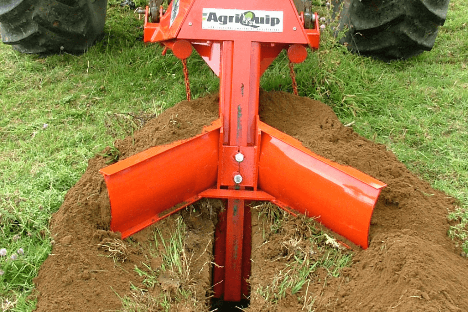 TM150 Trencher in action